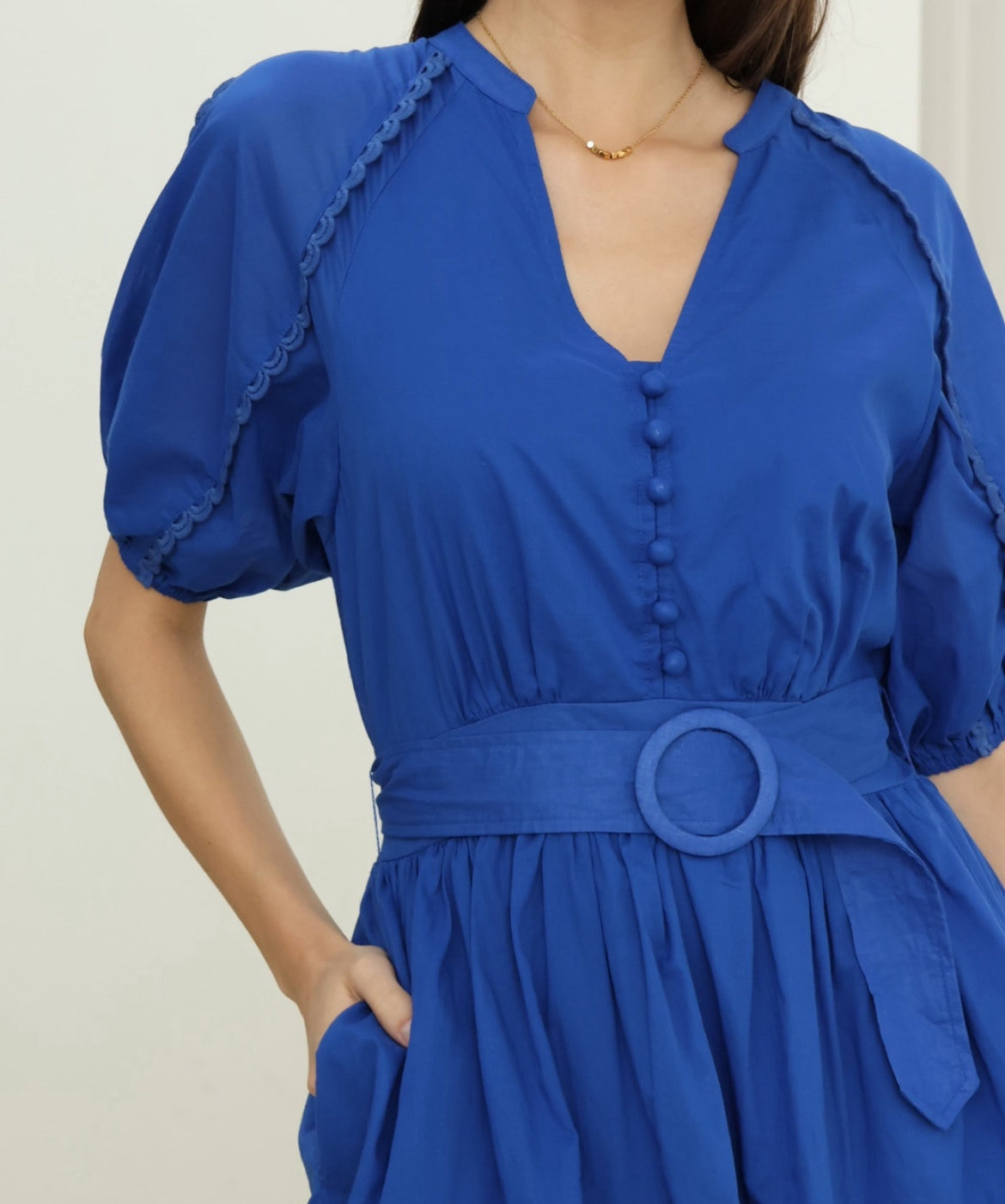 Jessica blue dress