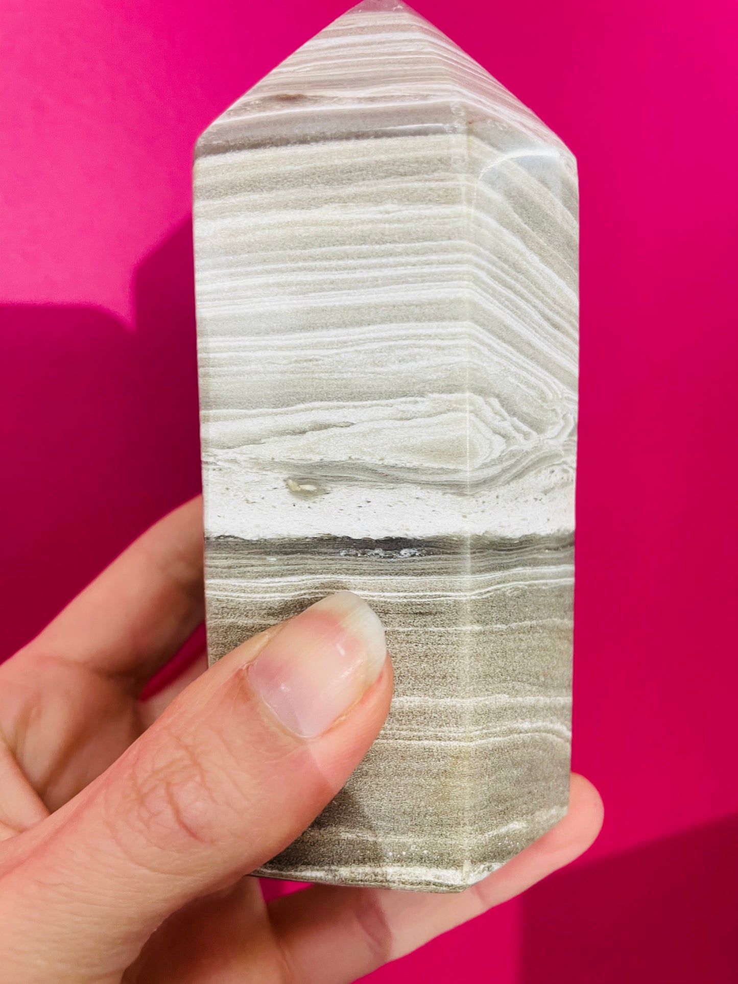 Zebra Calcite Tower