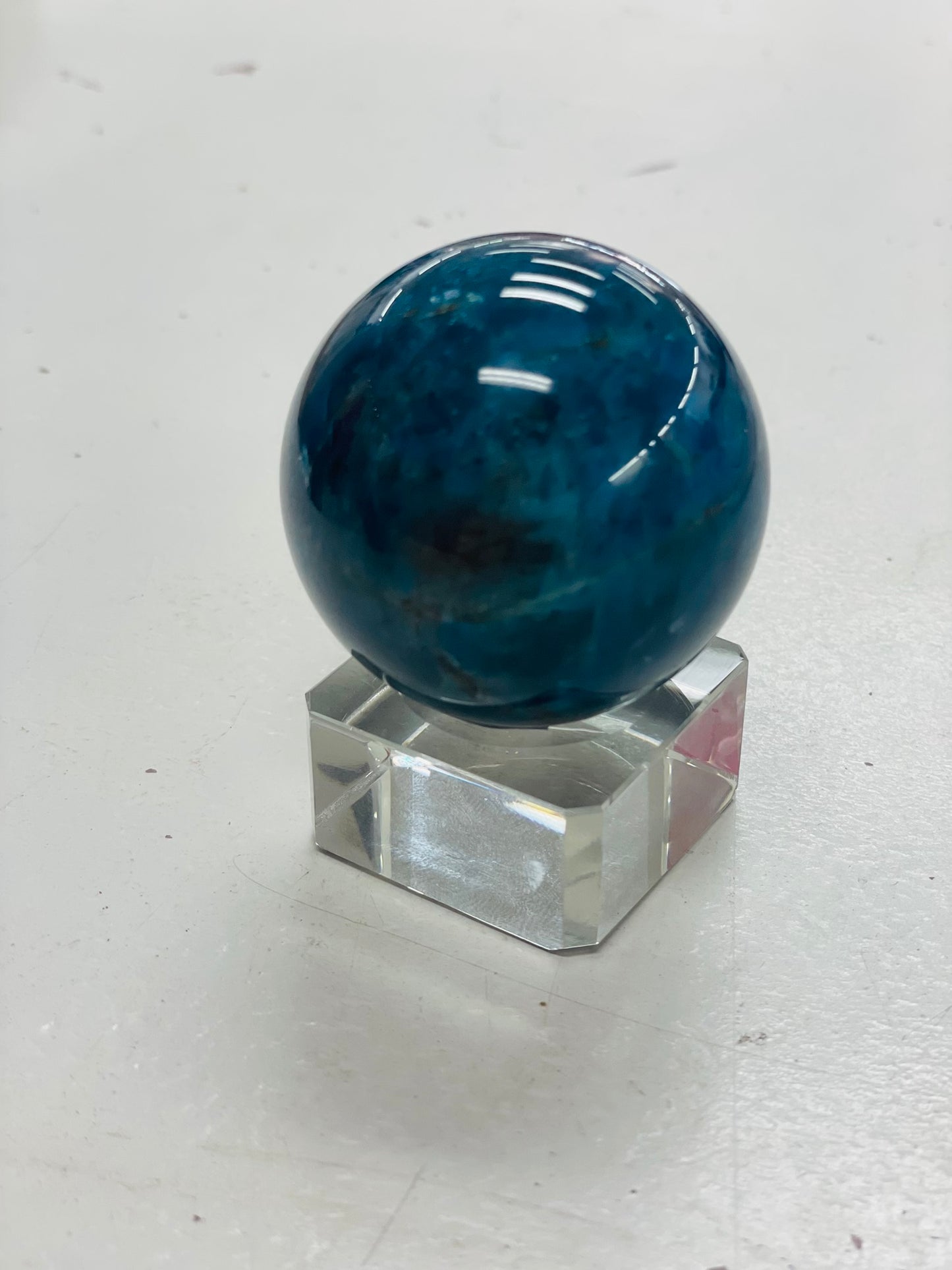 Blue Apatite sphere