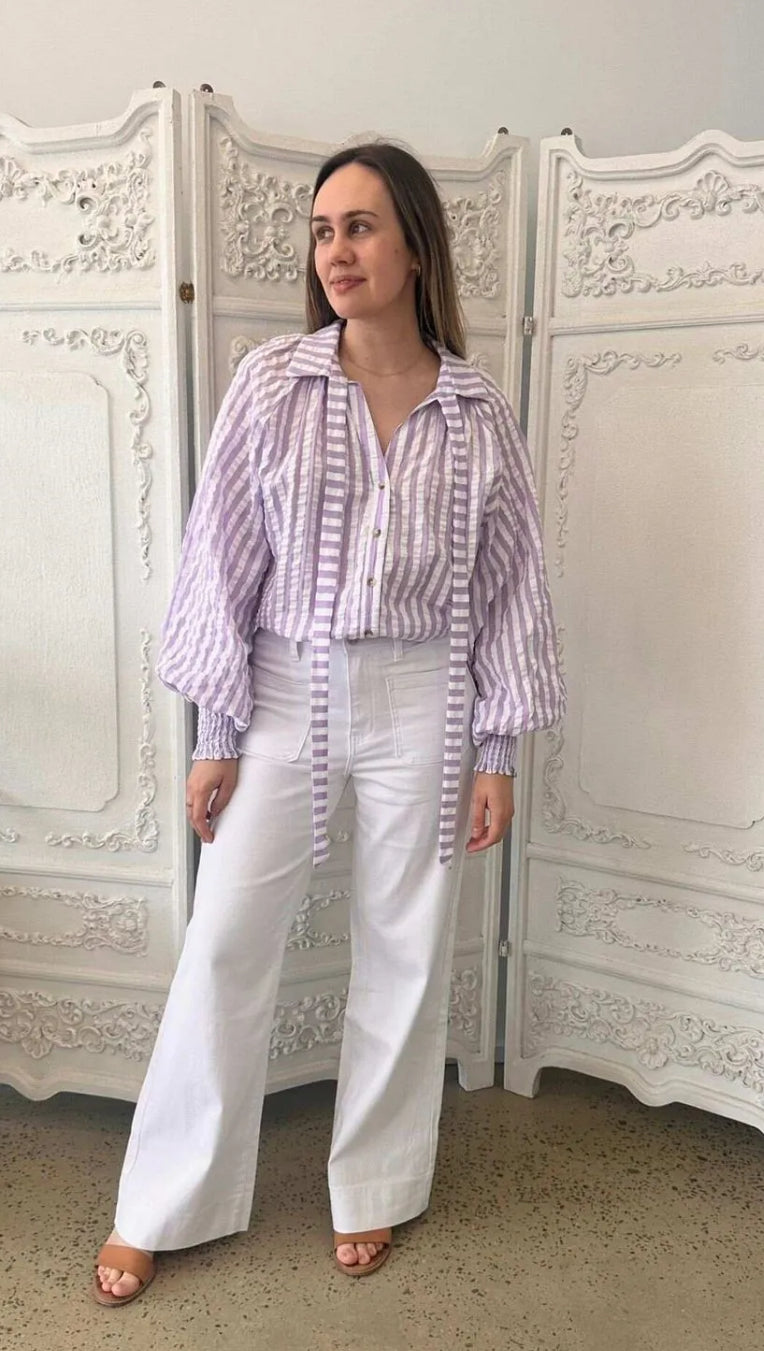 PATCH POCKET JEAN - ECRU