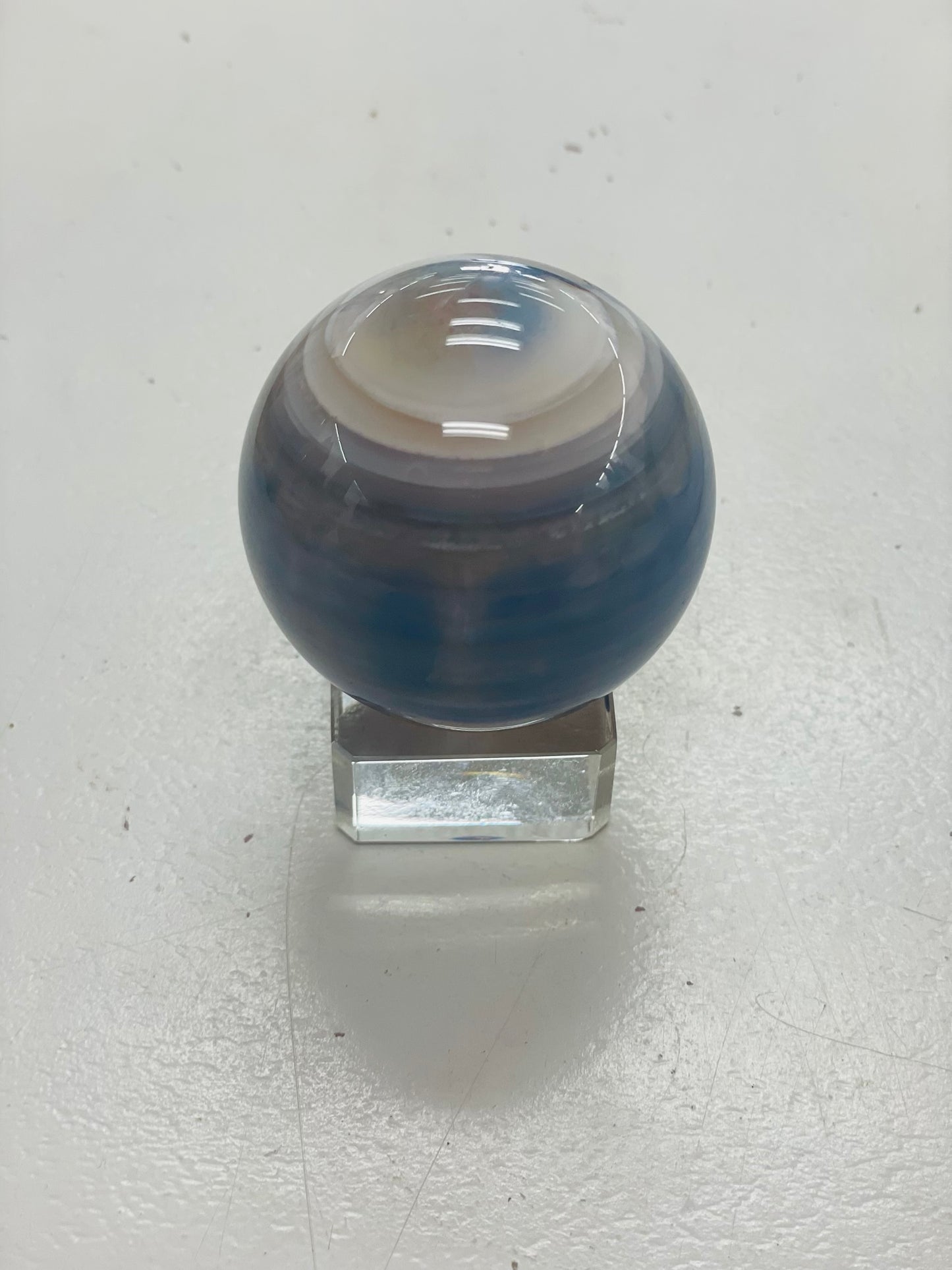 Dyed moonstone sphere