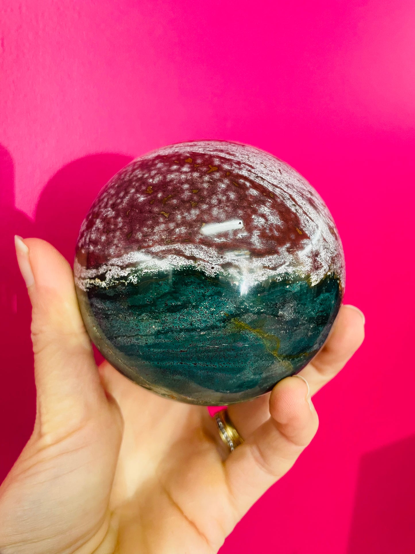 Ocean Jasper Sphere