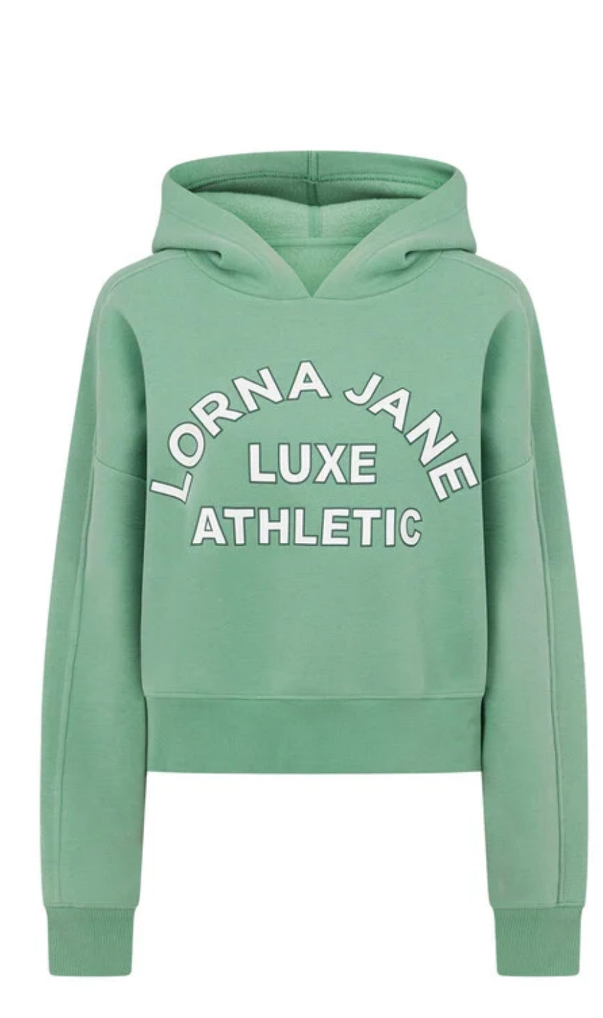 Lotus Limited Edition Cropped Hoodie-Green Juice