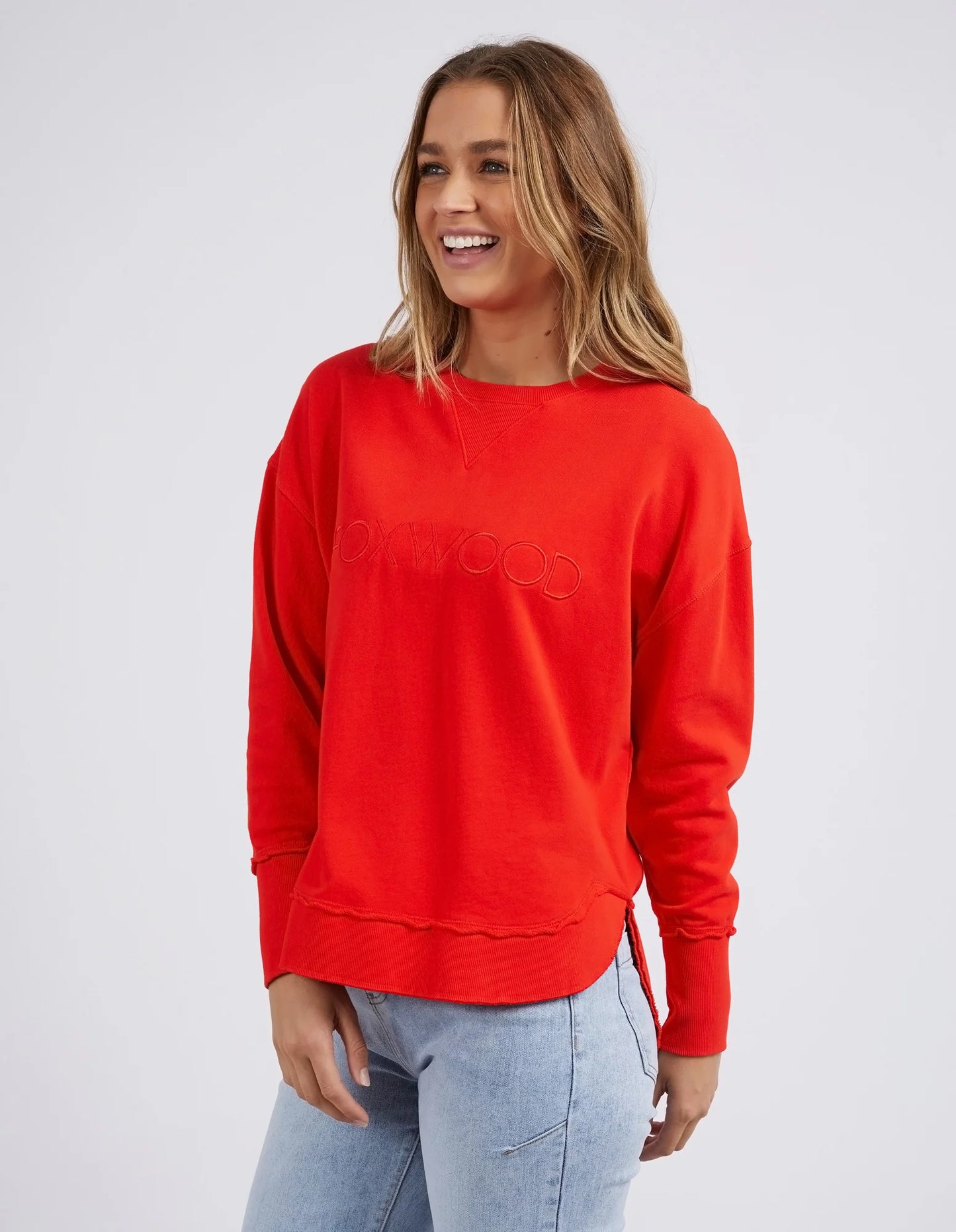 Simplified Crew- Bright Red