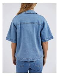 Huntleigh Denim Shirt- Light Blue