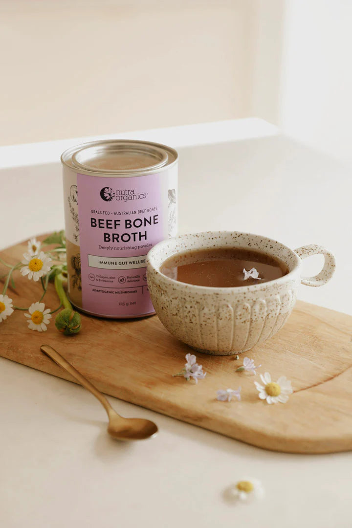 Beef Bone Broth 125g Adaptogenic mushrooms