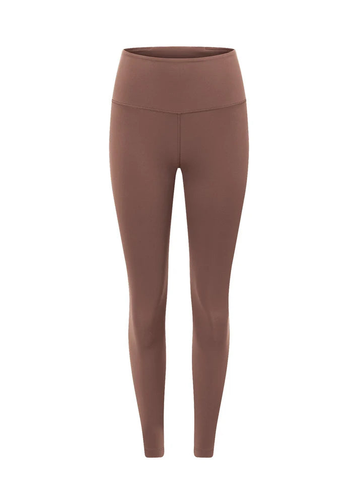 Lotus No Chafe Phone Pocket Ankle Biter Leggings- Stone