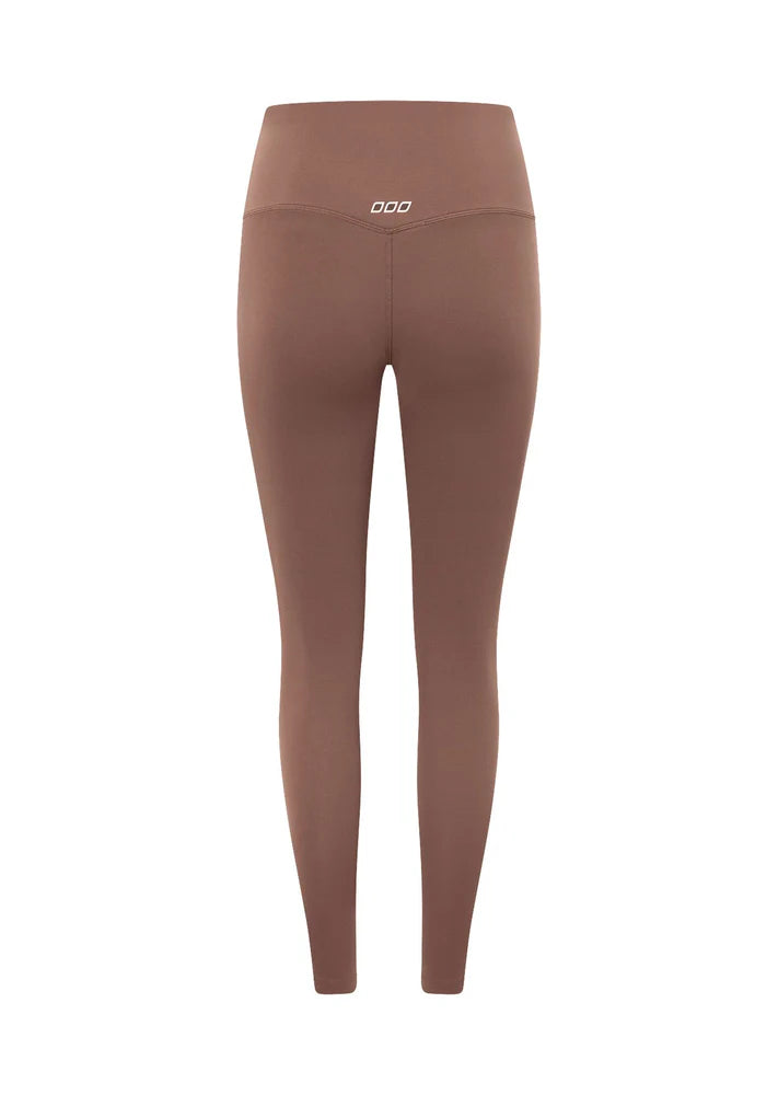 Lotus No Chafe Phone Pocket Ankle Biter Leggings- Stone
