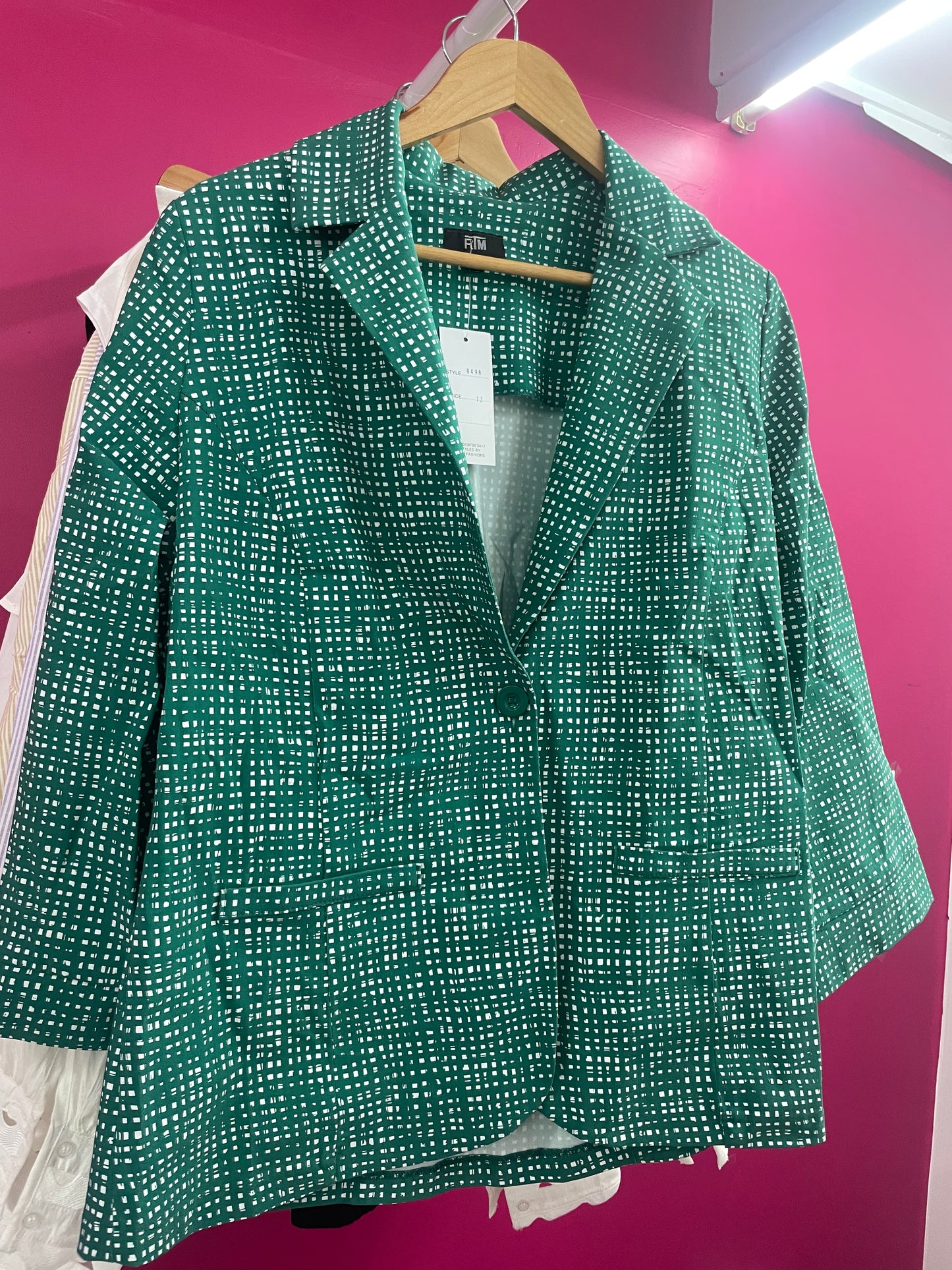 Sateen printed jacket