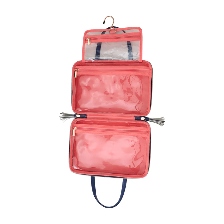 Vanity Toiletries Bag- navy natives