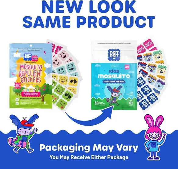 Natpat Buzz Patch Mosquito Patch Stickers For Kids - Plant Based