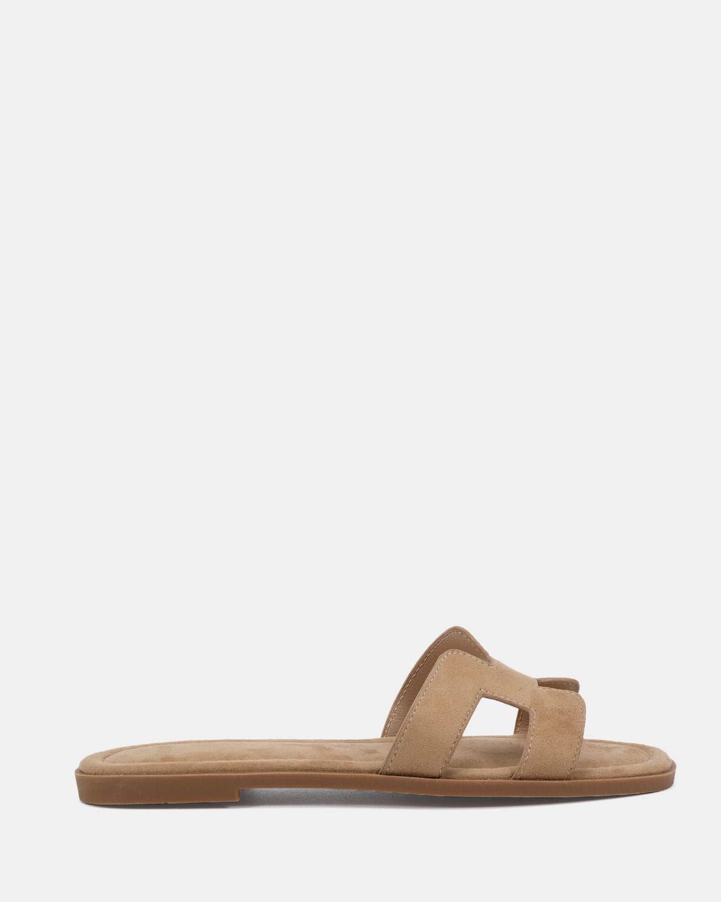 Novo Shoes| SACHIE BISCOFF SUEDE FLAT SANDALS