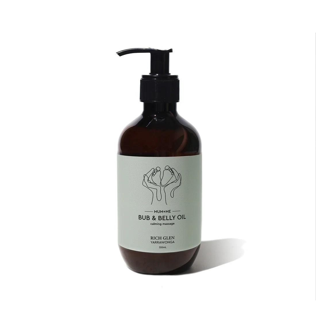 MUM+ME | BUB & BELLY OIL
CALMING MASSAGE
320ML