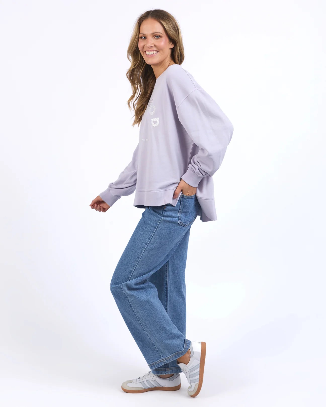 Effortless Crew Orchid Petal