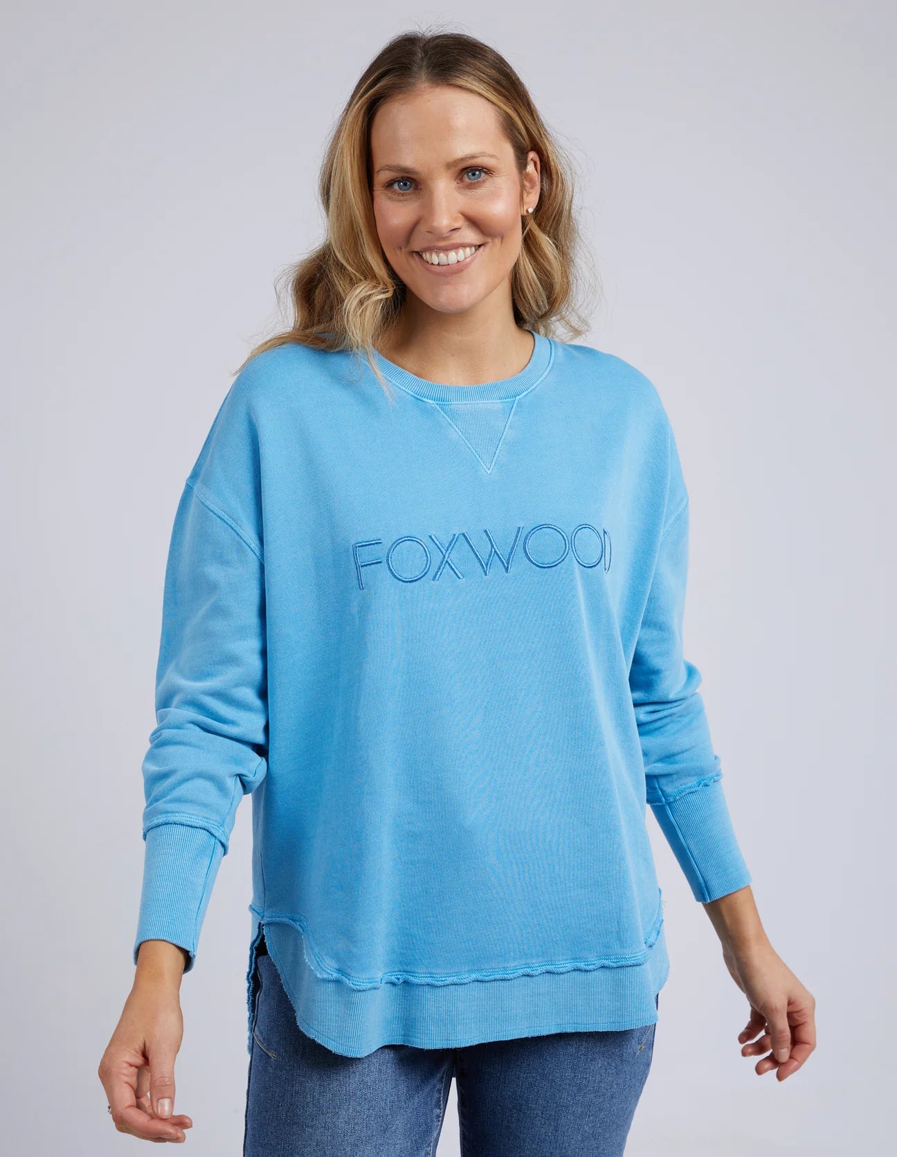 Simplified Crew Bright Blue