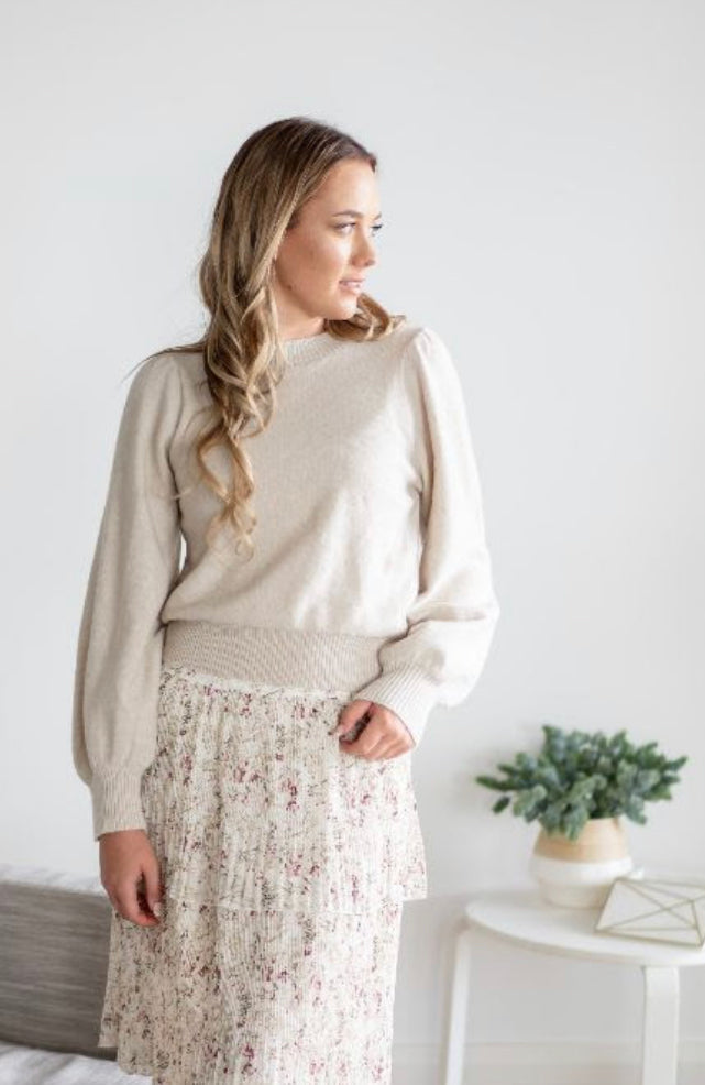 Sadie puff jumper