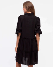 Label of Love|Danni button front tiered dress