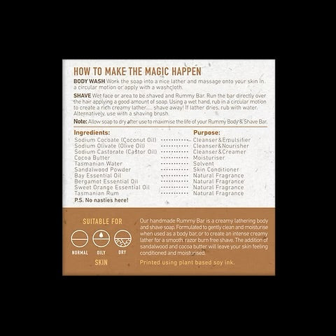 Rummy Body & Shave Bar
