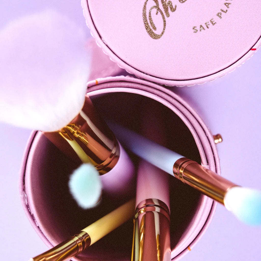 Oh Flossy |  5-Piece Rainbow Makeup Brush Set