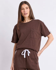 Foxwood Power Tee Chocolate