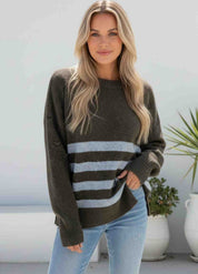 Choc blue knit