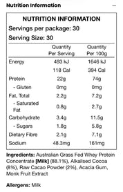 Chief Nutrition | Grass-fed Whey Protein Powder