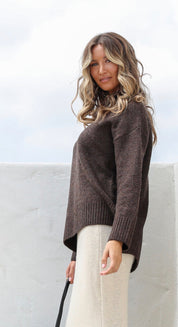 Miss Marlo | Canyon knit - choc