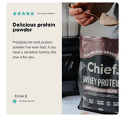Chief Nutrition | Grass-fed Whey Protein Powder