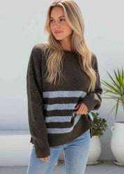 Choc blue knit