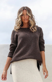Miss Marlo | Canyon knit - choc