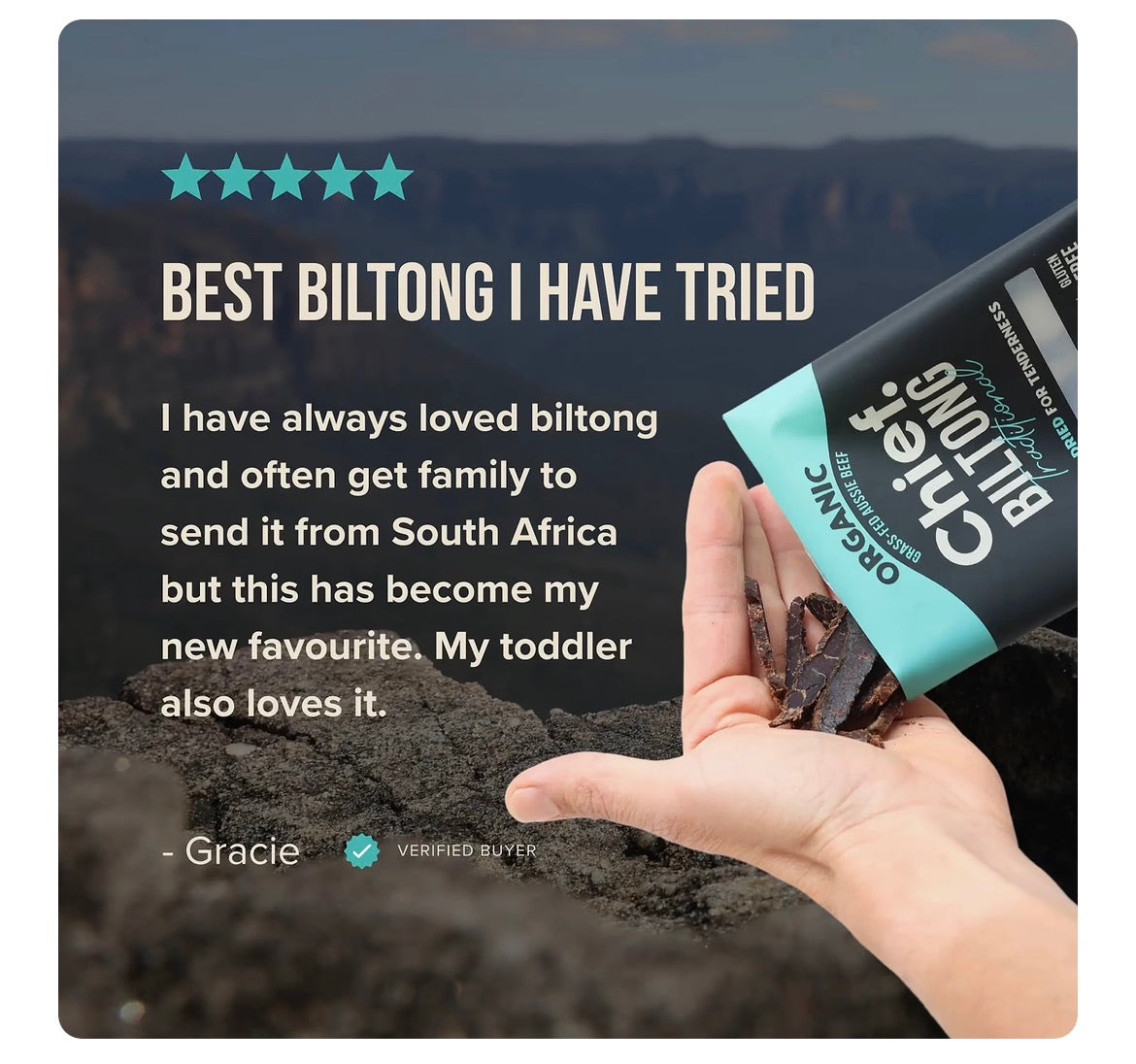 Chief Nutrition | Organic Biltong - Traditional