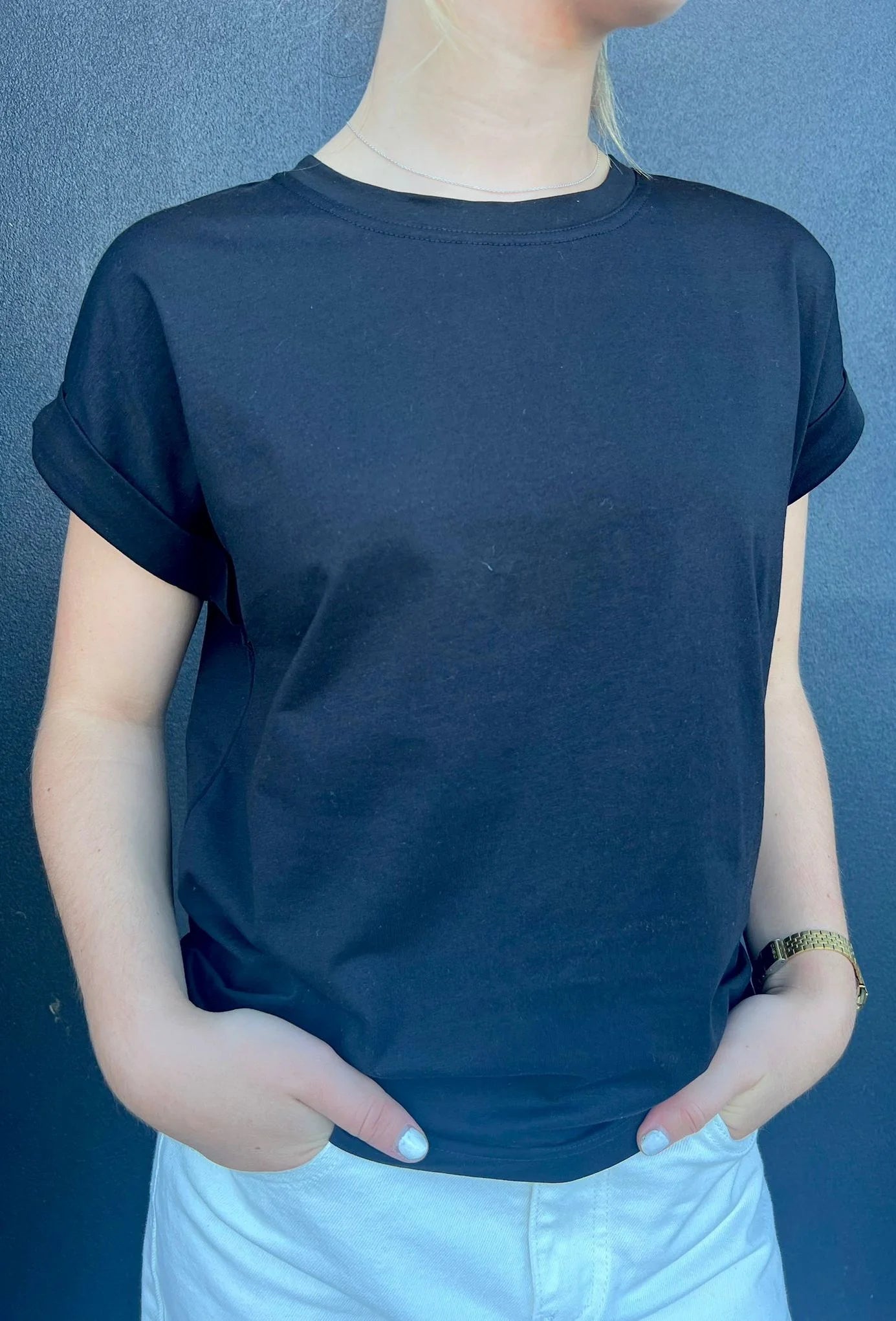 Little Lies | Rhodes Tee Navy