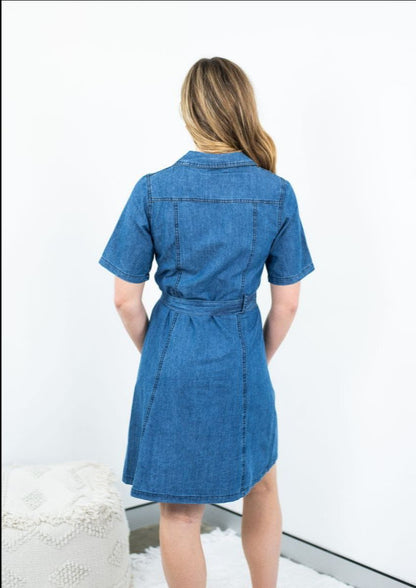 Evie denim dress