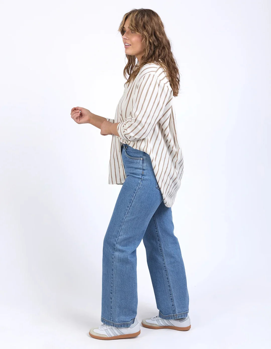Foxwood - Walter Stripe Shirt - Vintage White