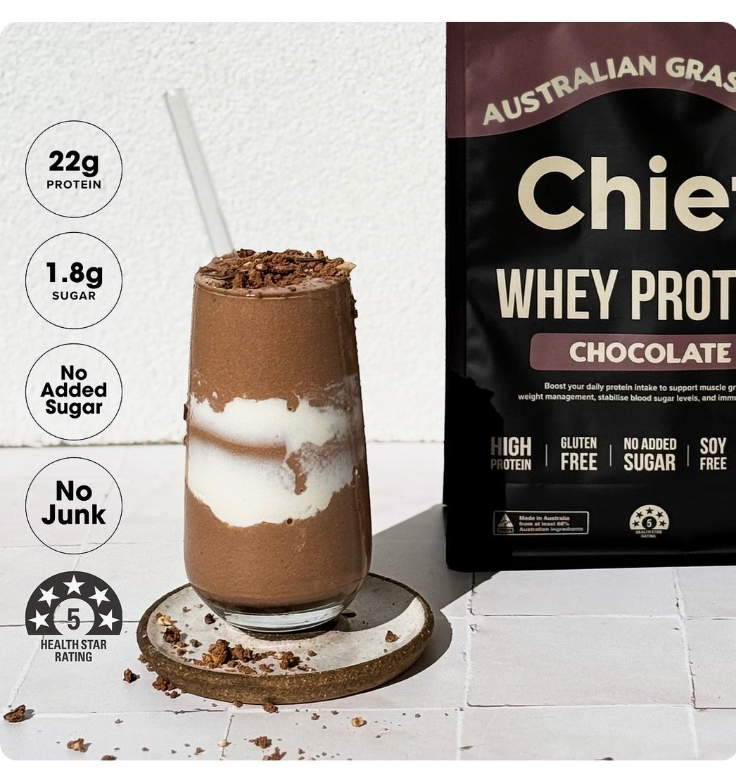 Chief Nutrition | Grass-fed Whey Protein Powder