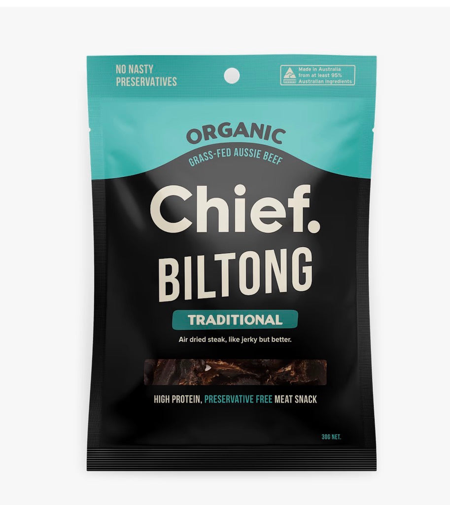 Chief Nutrition | Organic Biltong - Traditional