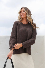 Miss Marlo | Canyon knit - choc