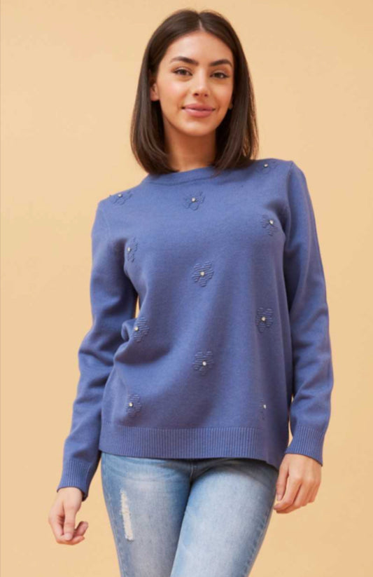 Daisy diamante knit