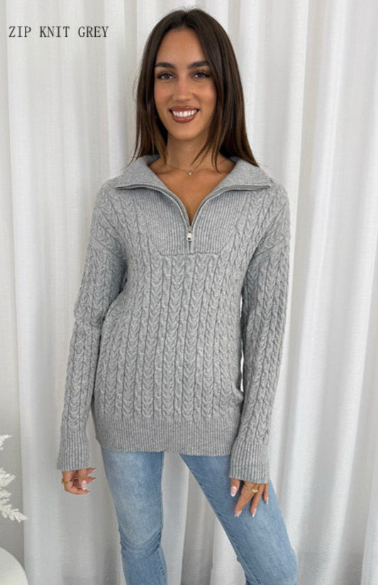 Cleo grey knit
