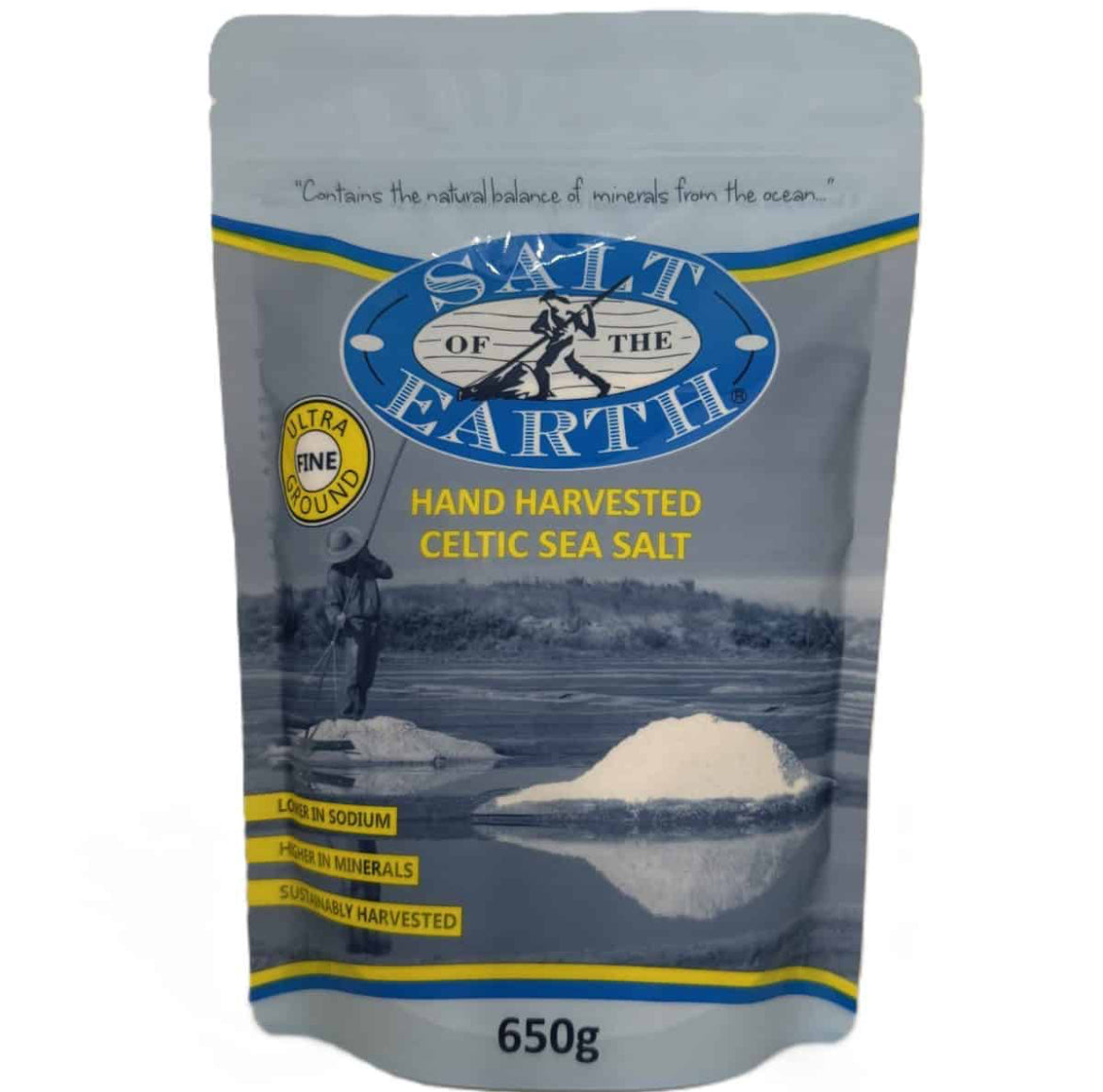 Ultra Fine Celtic Sea Salt 650g