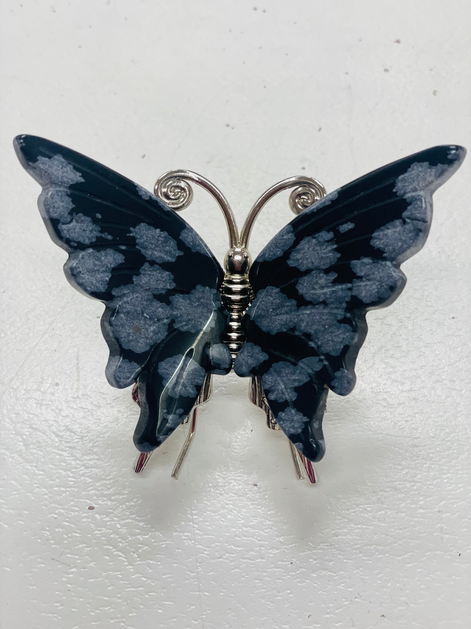 Butterfly crystal- snowflake obsidian