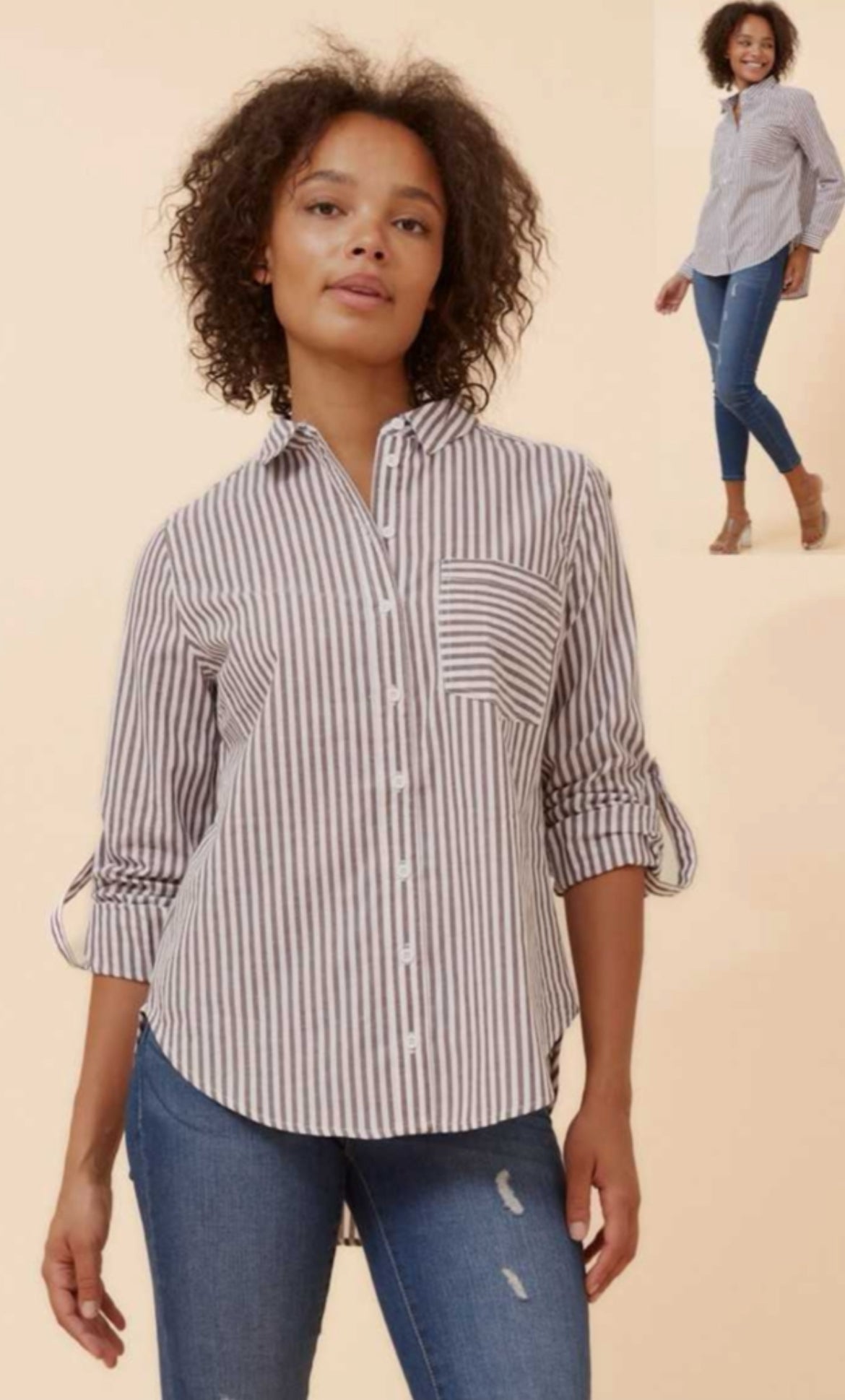 Tara shirt- chocolate