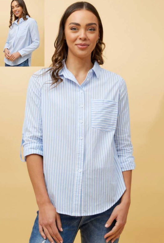 Tara shirt- light blue