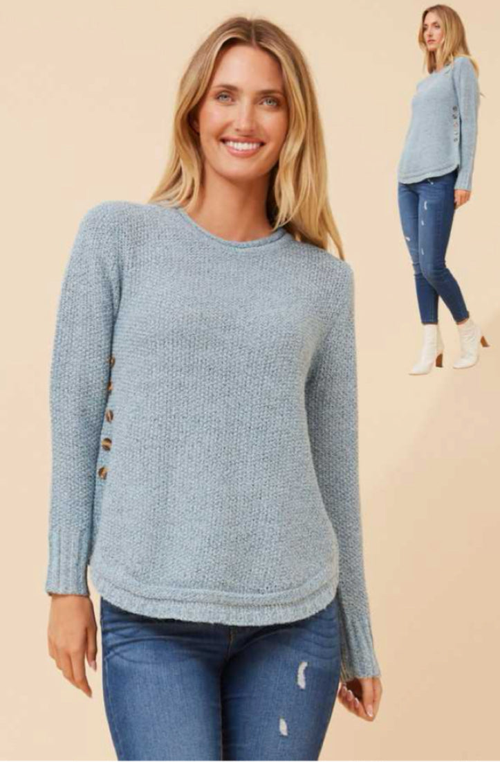 Rachel knit- light blue