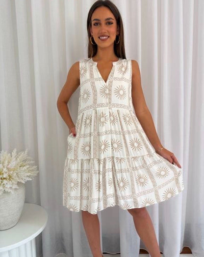 Sunburst dress