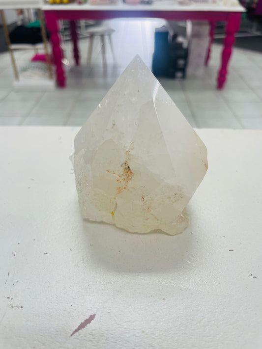 Clear quartz point