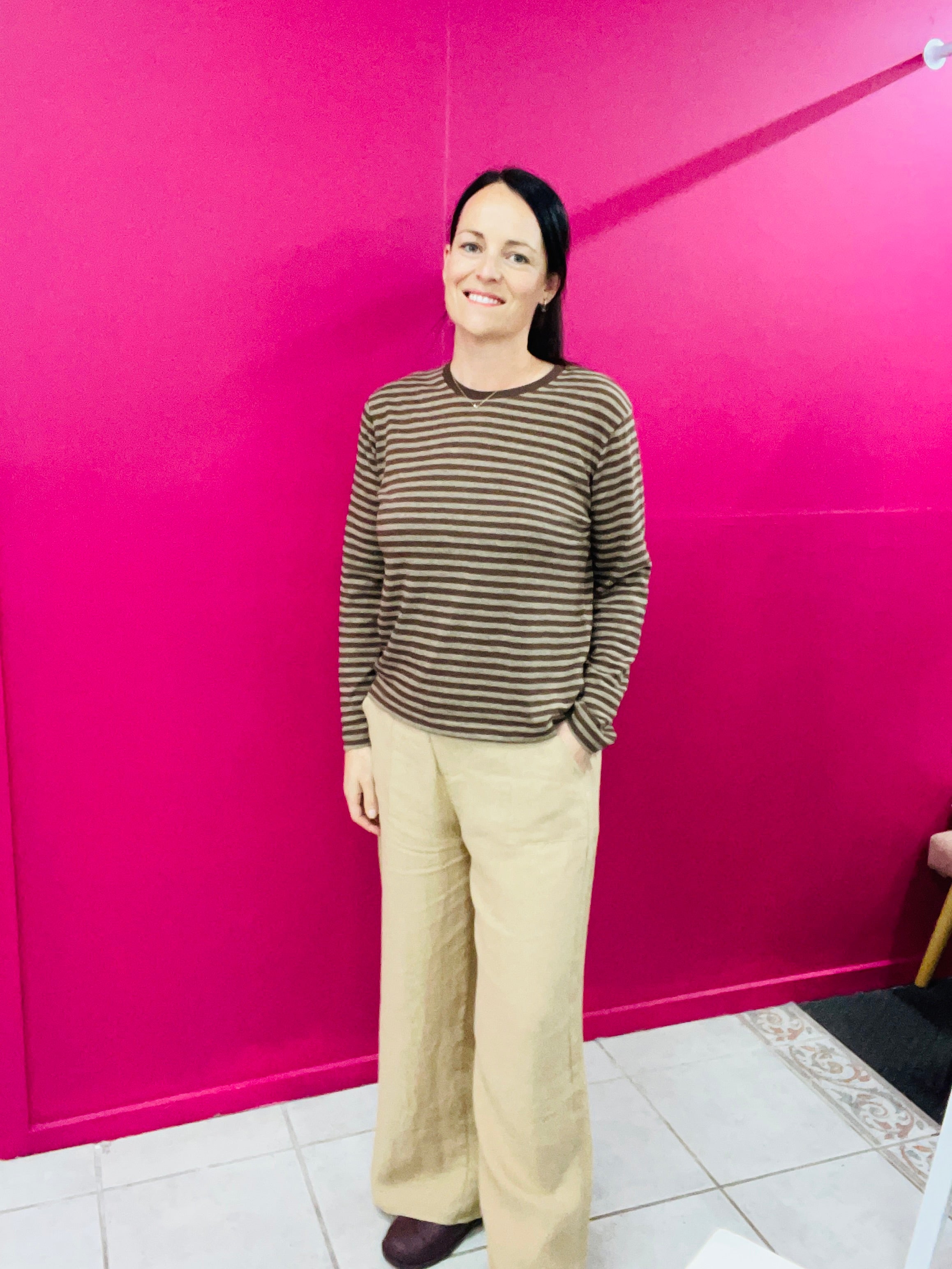 Jude Linen Pants - Taupe