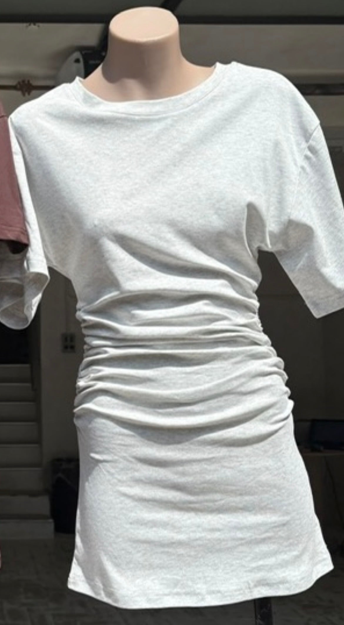 By Frankie | Grey Scrunch dress