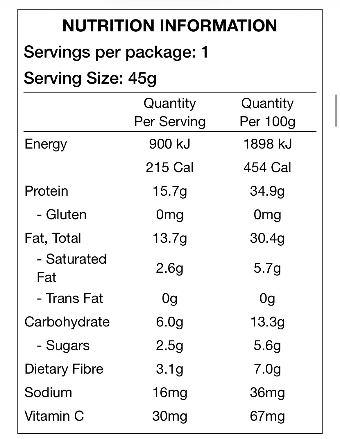 Chief nutrition | Collagen Protein Bar - Cashew Shortbread