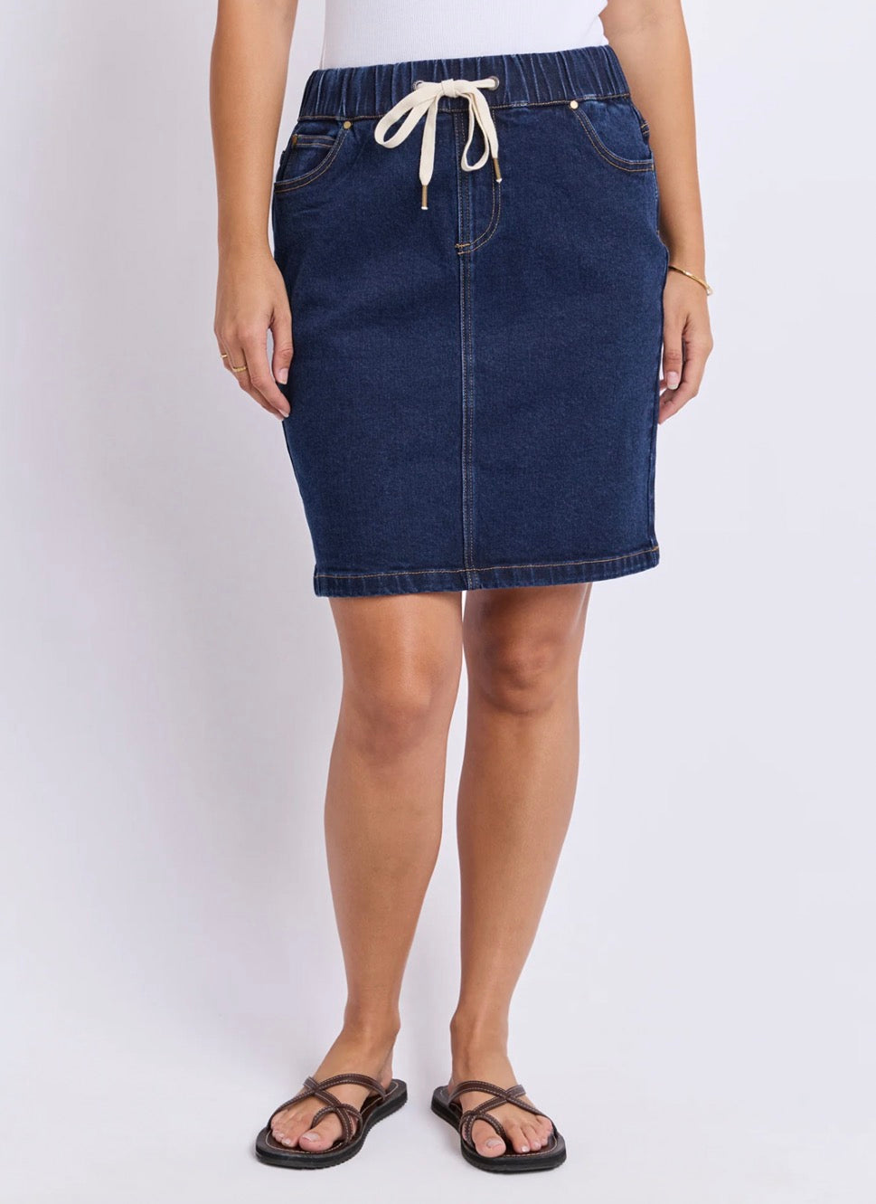 Rio Skirt Indigo Denim